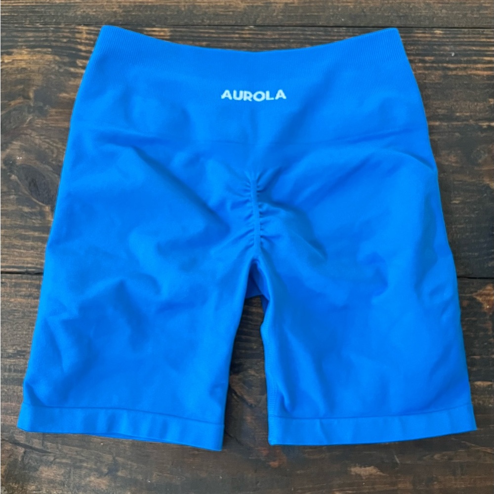AUROLA Women's Vibrant Blue Athletic Shorts